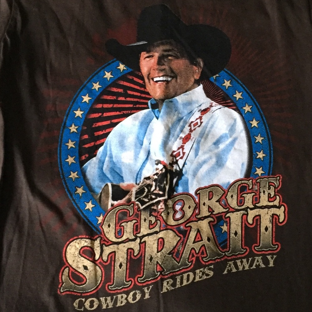 George Strait The Cowboy Rides Away Sz M